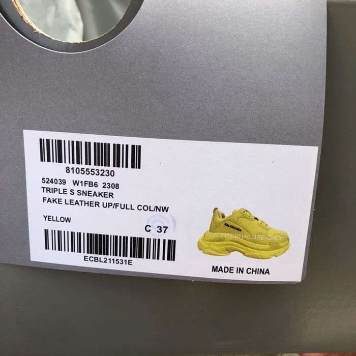 Balenciaga Triple S - Beige/Mustard/Yellow
