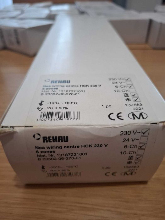 Regleta Rehau NEA HCK, incalzire-racire, 6 zone, unitate de comanda