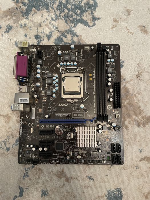 Матерински плата с процессором intel i3 2100 и i3 2120