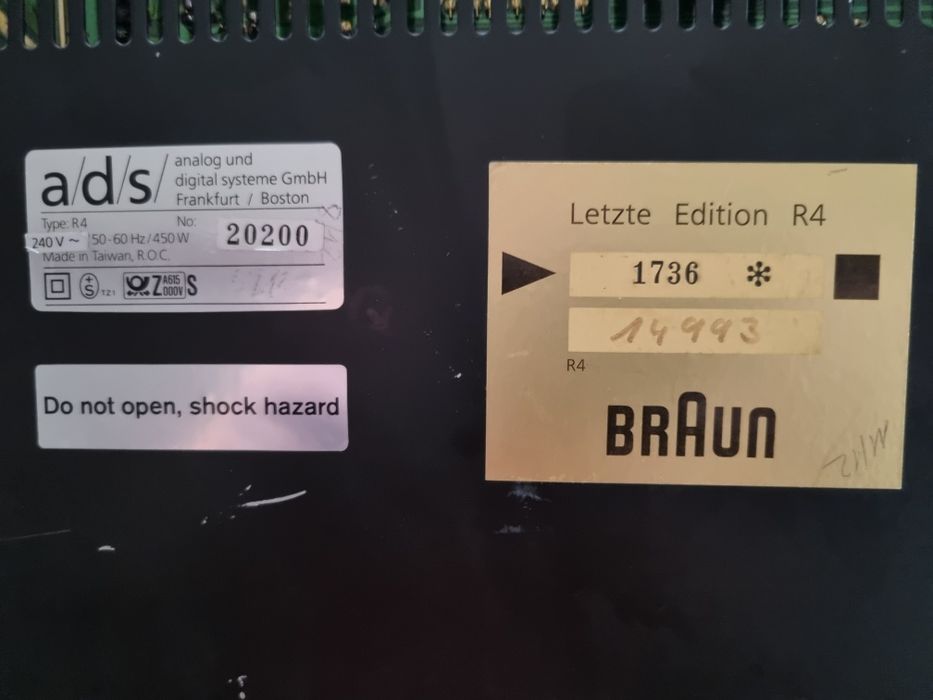 Amplificator amplituner Braun R4