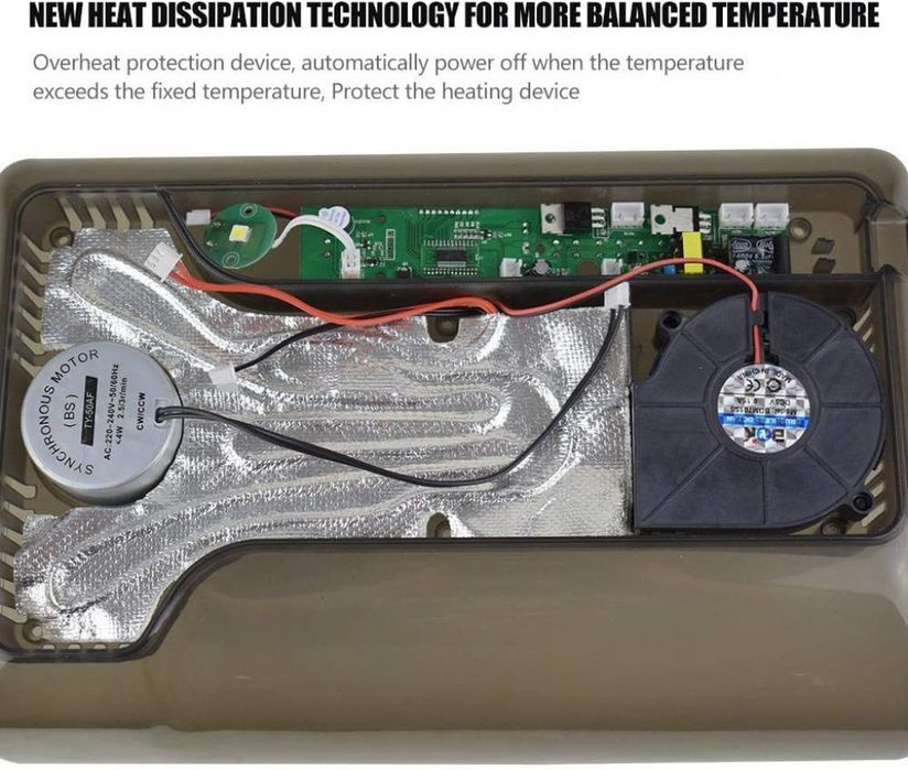 Автоматичен инкубатор за 12 яйца – Лесен за употреба YZ9-12