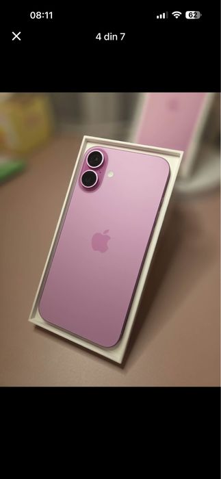 Iphone 16 plus pink 128 baterie 100%