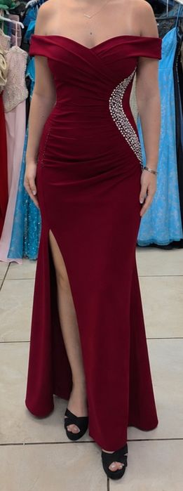 Rochie rosie eleganta