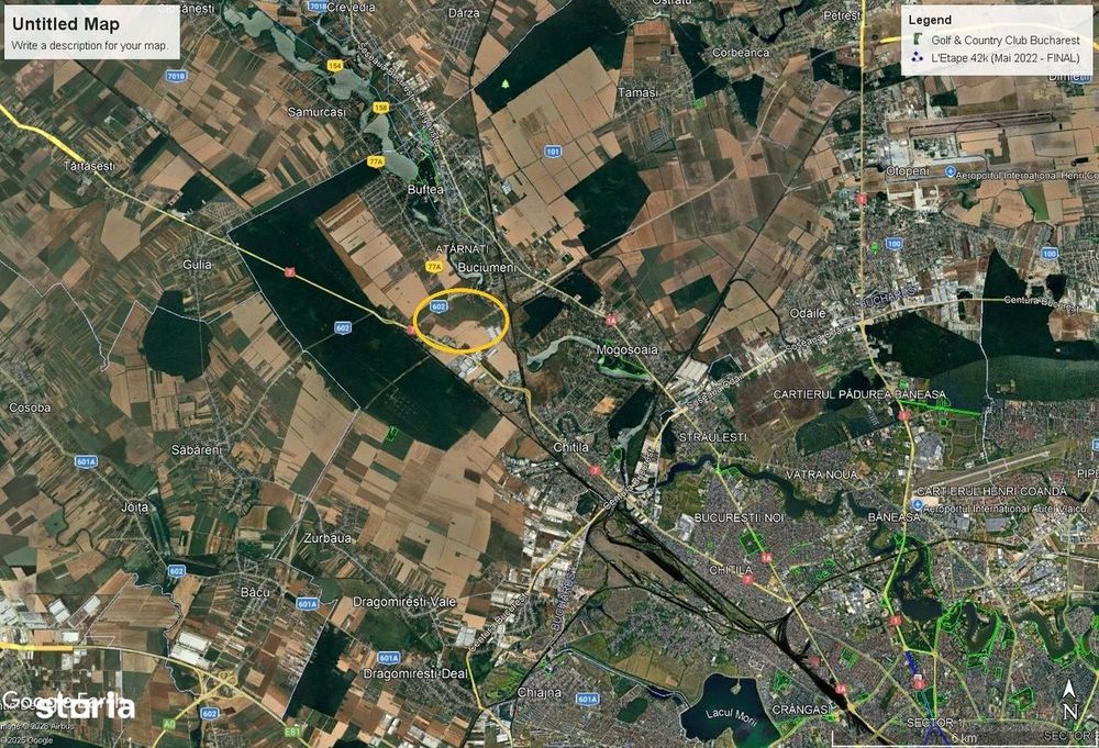 Teren 43.000 mp A0 Bucuresti - Buftea - Vedere 2