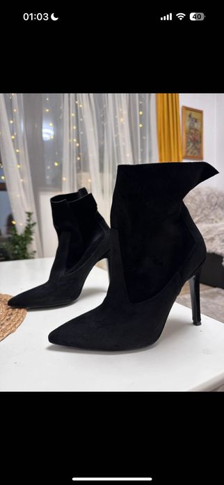 Botine piele intoarsa, 39