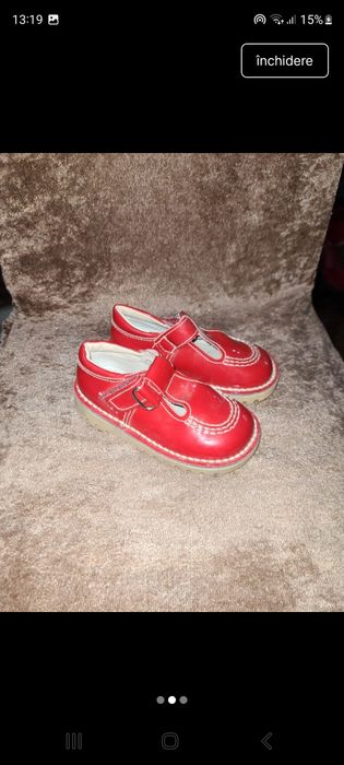 Pantofi din lac ,piele 23