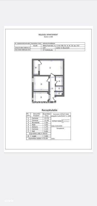 Apartament 2 camere Titan, Salajan