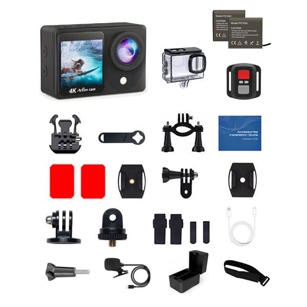 Екшън камера C26 - 4K/30FPS С WIFI водоустойчива до 30 метра /SPK064/