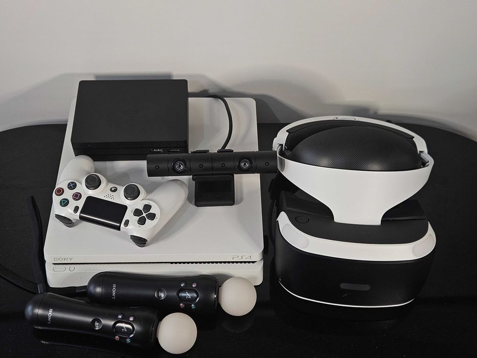 PlayStation 4 | PS VR комплект + VR очила | Move контролери | Камера