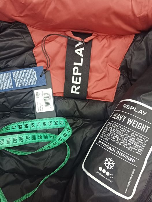 Оригинално яке Replay XL , XXL ново мъжко зимно реплей пухено