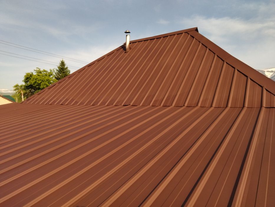 Крыши металические покраска, фасадов, заборов, ангаров. Полимерная кра