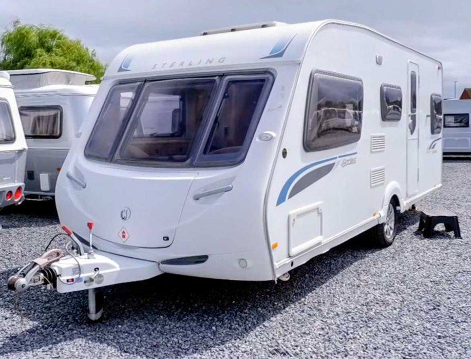 Продавам пет местна каравана „Sterling Eccles Sapphire“ 2010г. с МОТОРМУВЪР И ФОРСЕЛТ!
