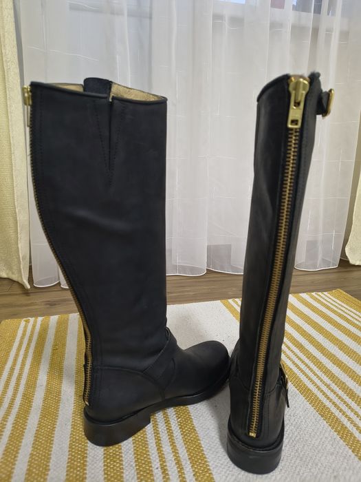 Cizme de piele naturală