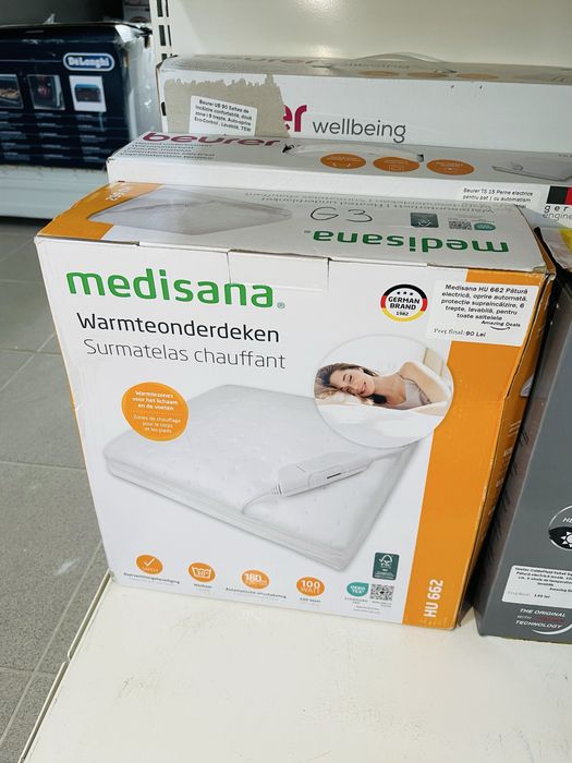 Patura electrica - Medisana HU 662 , Lavabila, 6 Trepte