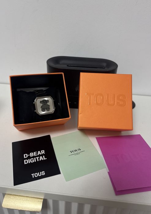 Ceas TOUS D-Bear original silver argintiu NOU