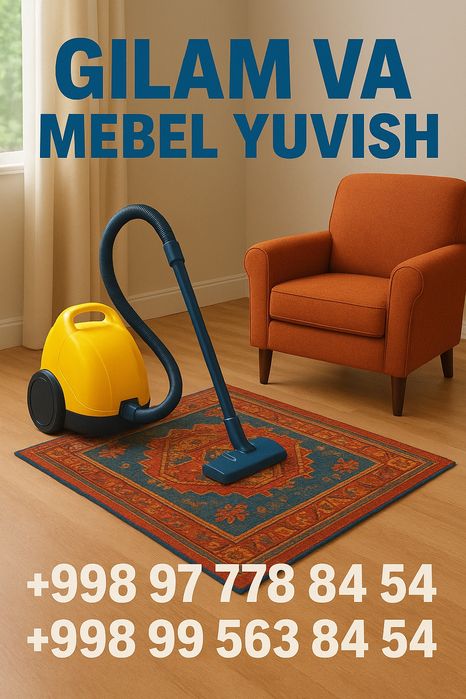 Gilam yuvish/Stirka kavrov.