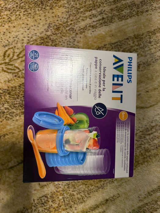 Sterilizator 3 in 1 Philips Avent + uscător + recipiente alimente