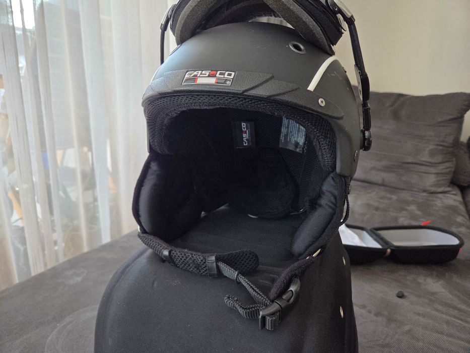 Ски каска CASCO SP-3 Airwolf + Маска FX-70 + Твърд калъф