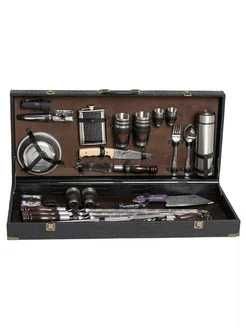 Злитный подарочный набор для пикника, шашлыка, барбекю 53 предмета