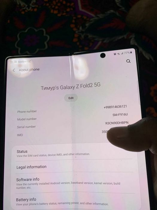 Galaxy z fold2  5G