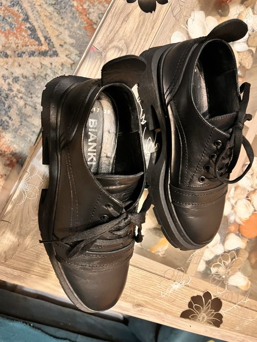 Обувки естествена кожа bianki 39 номер