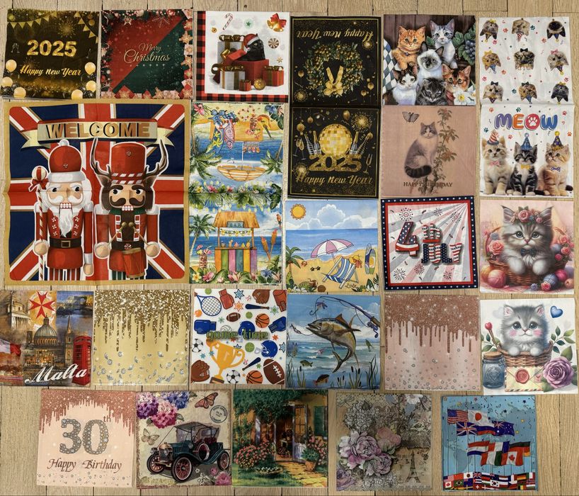 Салфетки за колекция и декупаж. НОВИ МОДЕЛИ