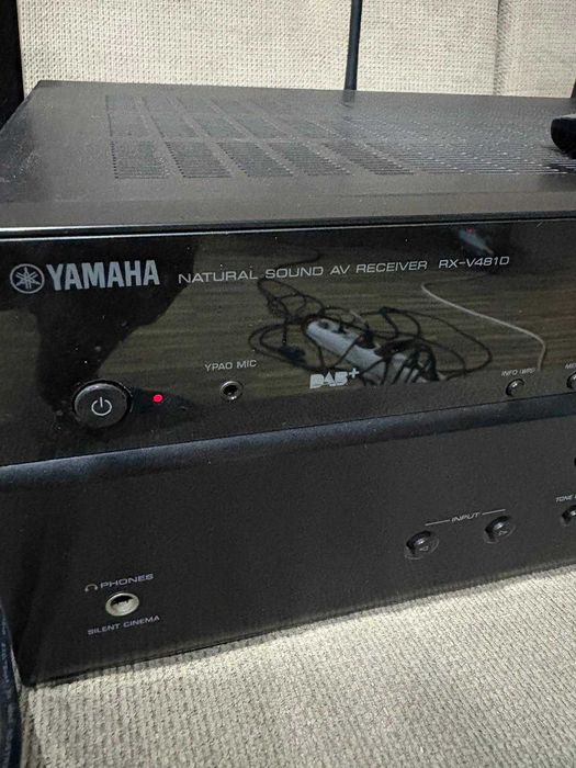 Statie AV Receiver 5.1 Yamaha RX-V481D – MusicCast, Wi-Fi, Bluetooth, 4K, DAB+