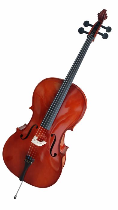 Set Violoncel Flame Natur 4/4 + husa + arcus