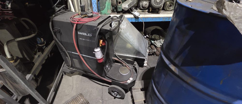 MIG 320 synergic lcd , aparat de sudura cu flux