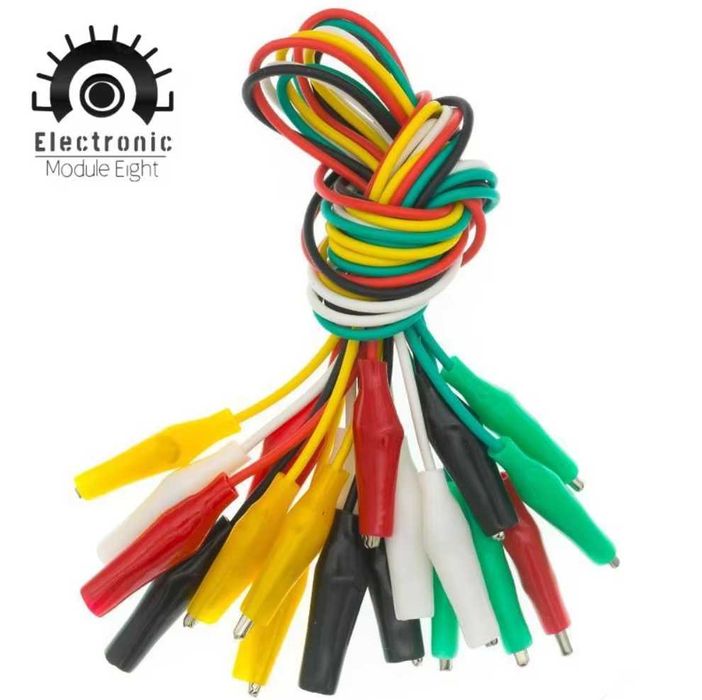 Продам новые двусторонние зажимы типа крокодил/крокодил 50 см