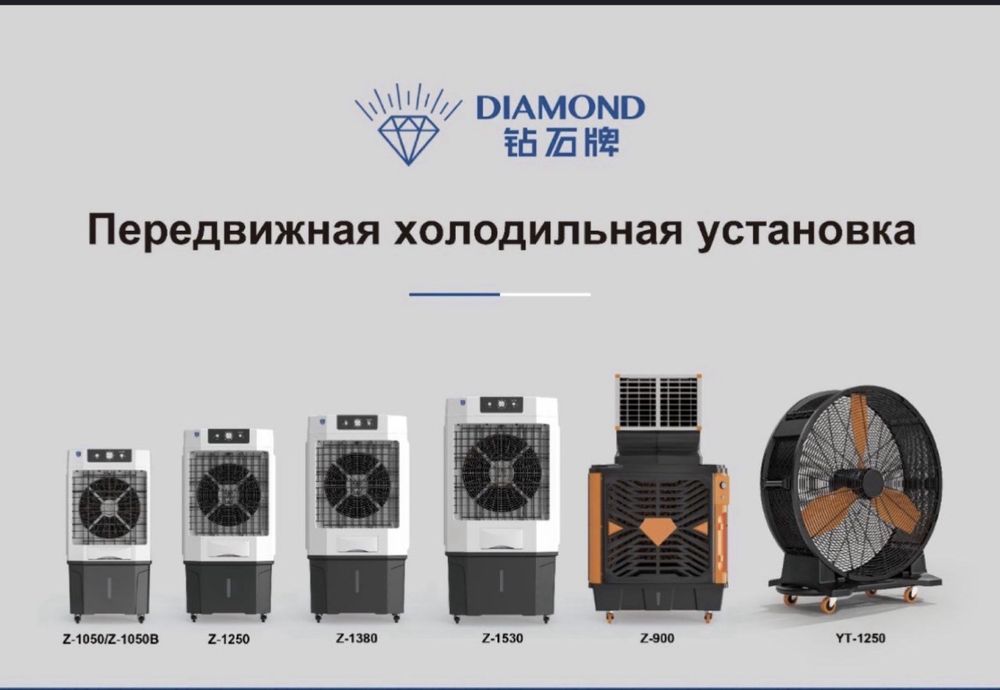 Промышленный охлаждающий Air Cooler вентилятор + Доставкай