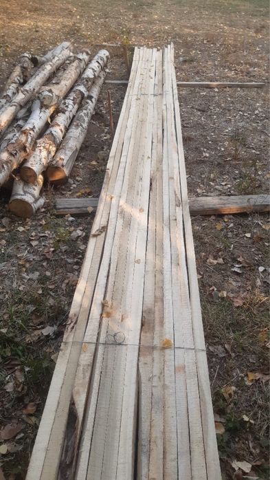 Стропилы с тополя 6 метровые 14/4