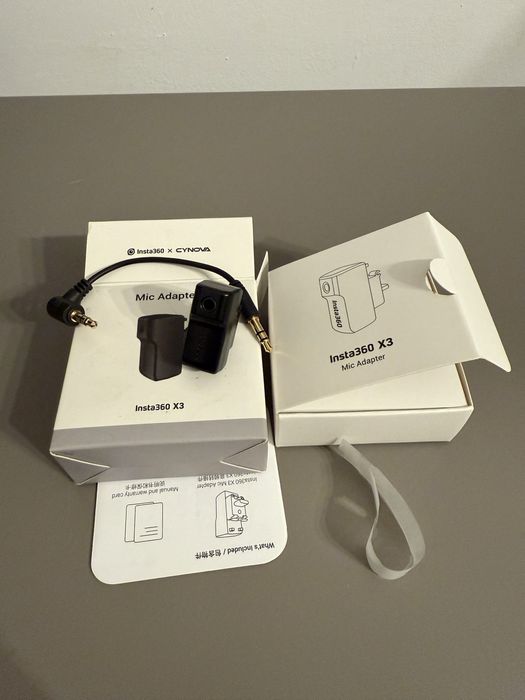 Adaptor Insta360 X3 lavaliera cu cablu Rode Wireless GO Ulanzi PT-20