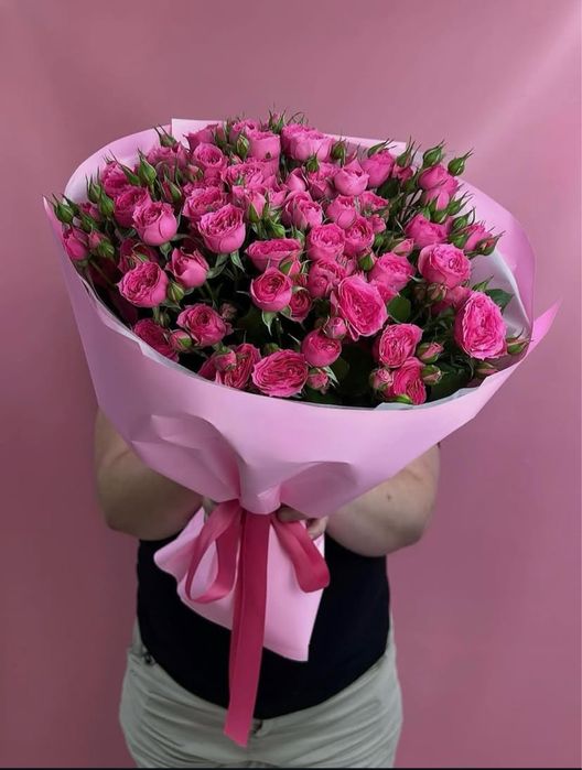 Цветы букеты розы