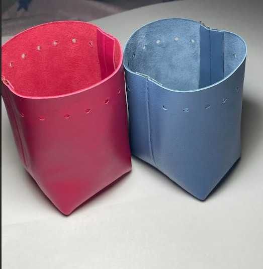 Cadou piele naturala Nappa - saculet handmade