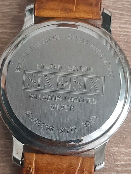 Ceas Nou Vintage SIX-SIX Coinwatch 500 Lire Italia – Ediție Limitată Anii '90, Argint/Paladiu, Mecanism Elvețian ISA, Full Box