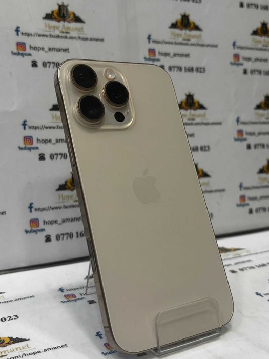 Hope Amanet P7 Iphone 16 Pro Max Desert Titanium