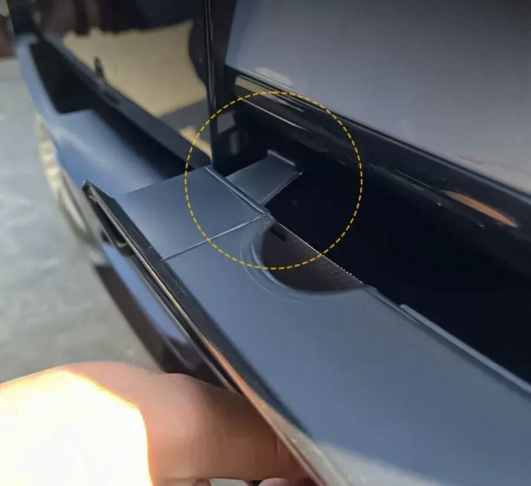 Защитная сетка на решётку бампера Leopard Titanium 3