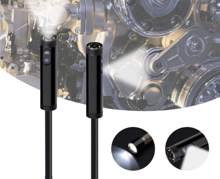 Ендоскоп с 2 КАМЕРИ (странична и предна) и висока резолюция