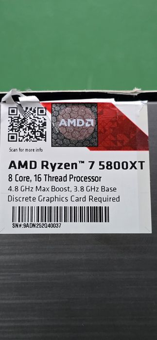 Amd ryzen 7 5800 XT