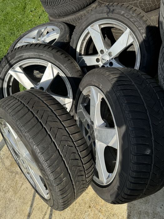 Anvelope iarna 245 45 18,jante aliaj VW Passat,Skoda Superb