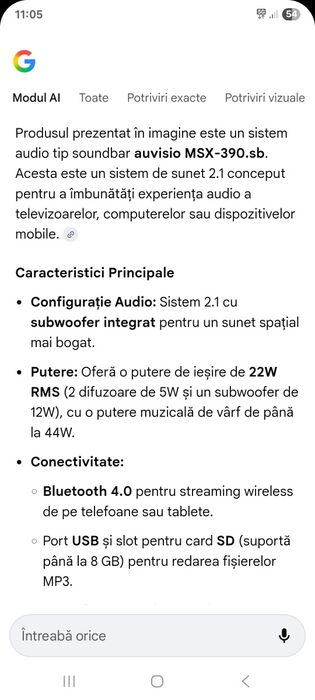 Vand soundbar nou