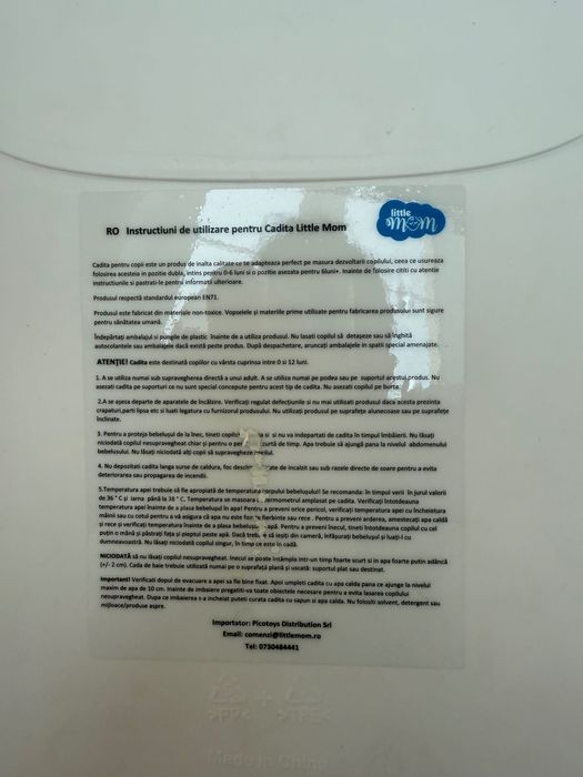 Cadita pliabila pentru copii, Little Mom