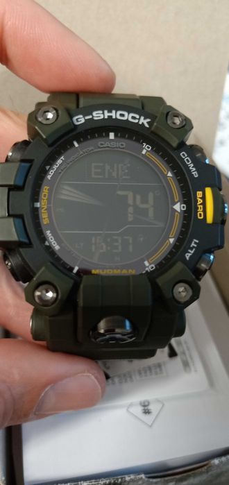 ЧИСТО НОВ часовник Casio gw9500-3ER mudman 23 месеца остат. гаранция