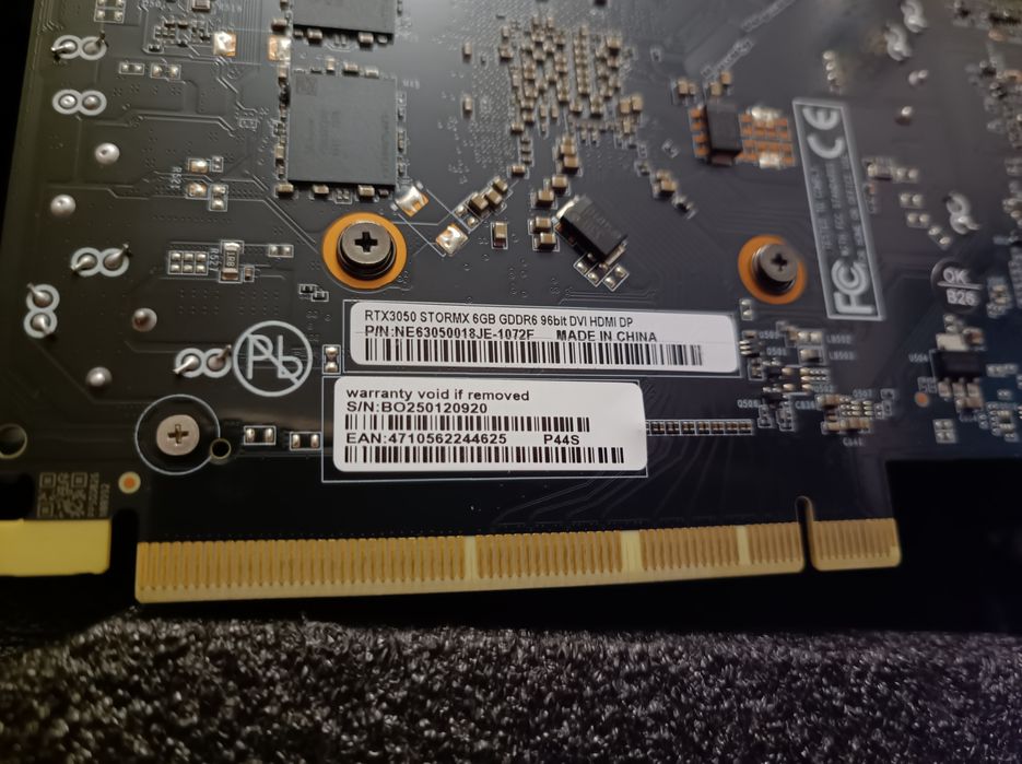 Видеокарта Palit RTX 3050 6Gb