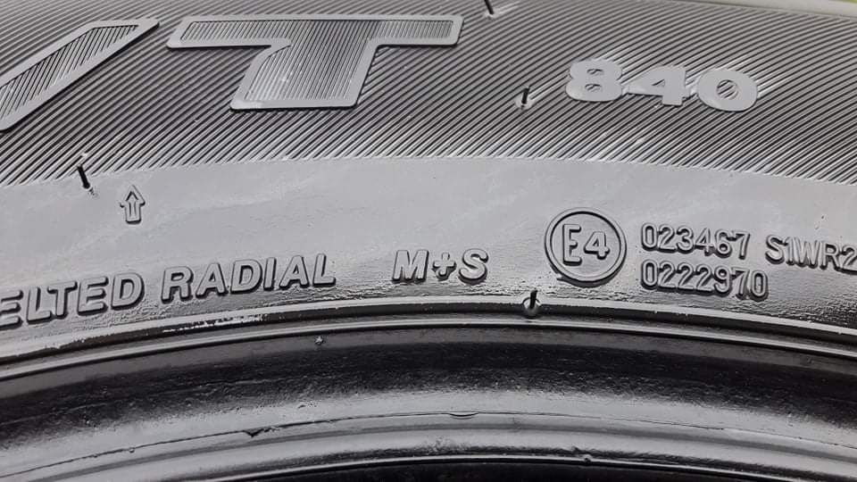 BRIDGESTONE DUELER H/T 840 2бр. 245/65/17 8мм.