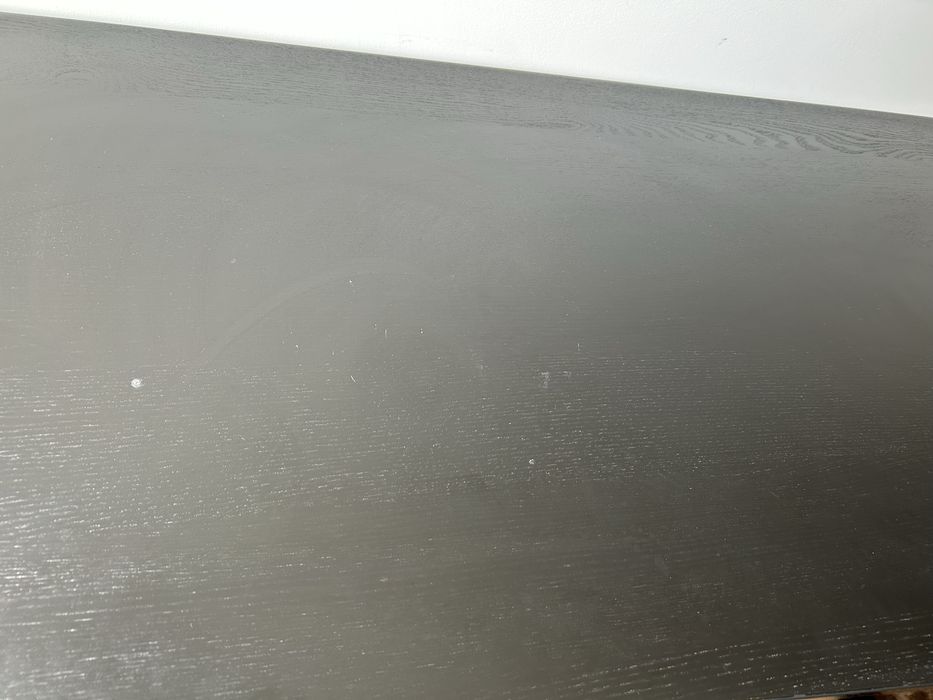 Birou negru Bekant Ikea 160 x 110 cm