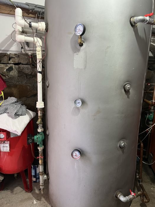 Puffer, tank de acumulare fara serpentine.