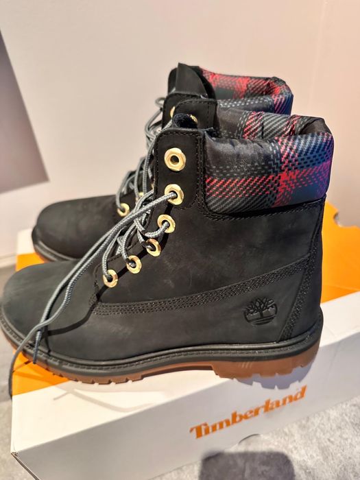 Дамски TIMBERLAND боти с връзки, размер 38, нови