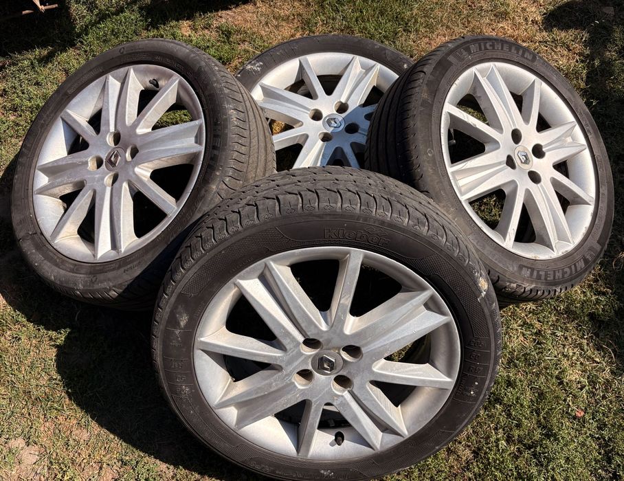 Set Jante Aliaj Originale Renault R17 (4x100) + Anvelope 205/50 R17